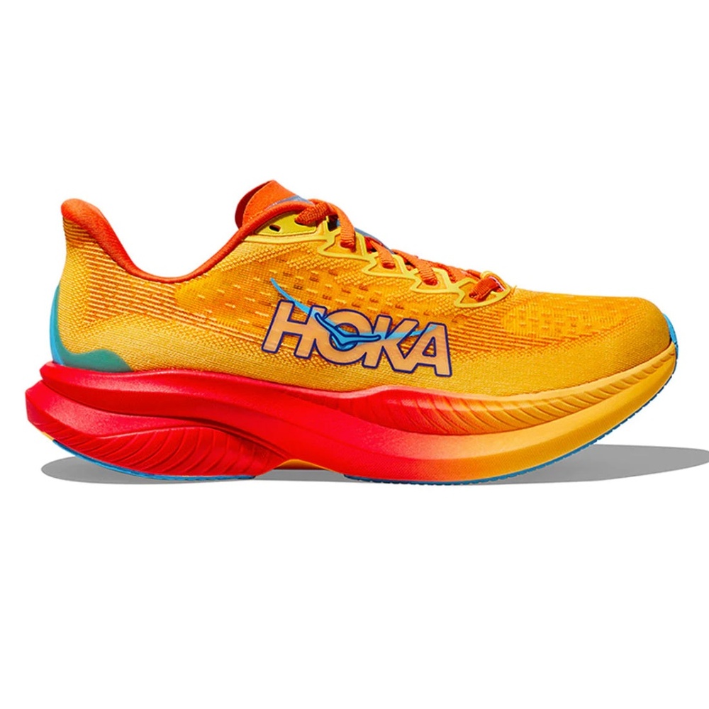 Hoka Mach 6 mens sneaker orange
